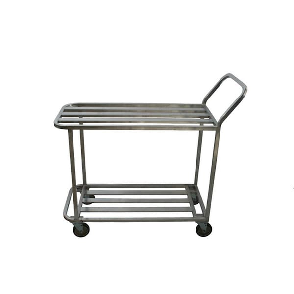 Prairie View Industries Welded T-Bar Aluminum Utility Carts with 2 Tier - 41 x 42 x 20 in. WUC2036 - main